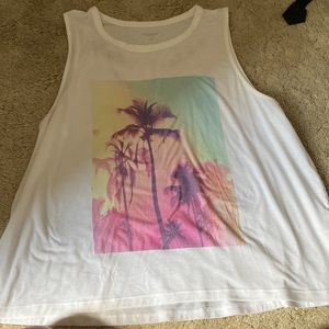 Old Navy palm tree tank top